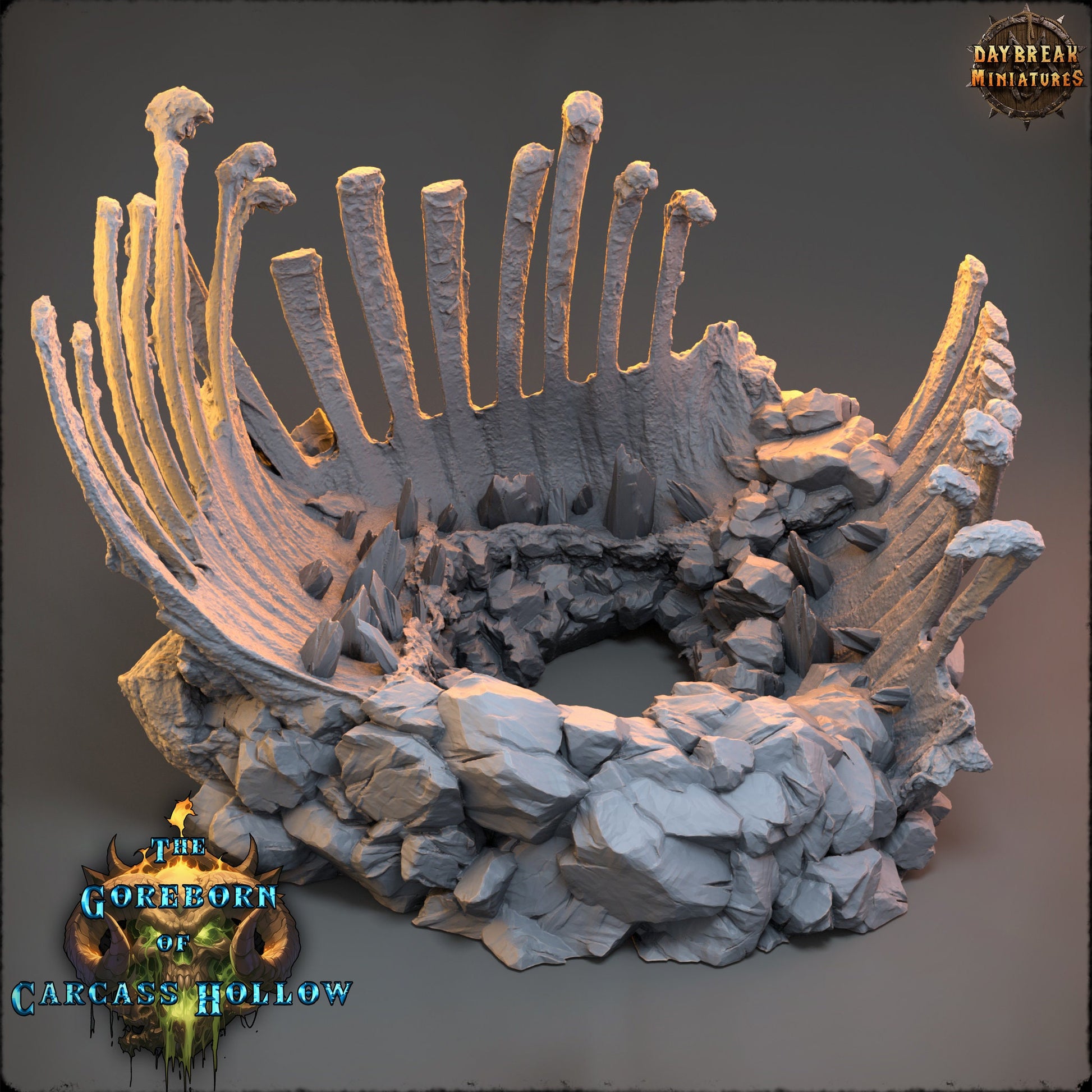 Marrow Mouth Terrain | DayBreak Miniatures | Compatible with D&D/AOS | Fantasy | Tabletop
