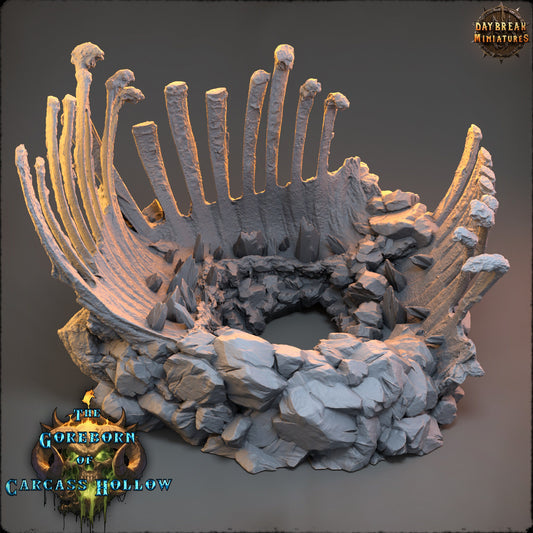 Marrow Mouth Terrain | DayBreak Miniatures | Compatible with D&D/AOS | Fantasy | Tabletop