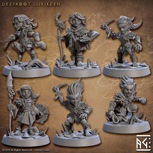 Lurikeen Fighter | Artisan Guild Miniatures | Compatible with D&D/AoS | Fantasy | Tabletop RPG