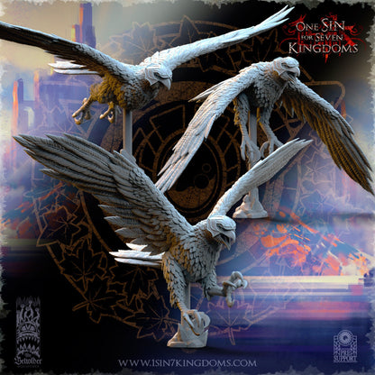 Royal Armored Eagles | The Beholder Miniatures | Compatible with D&D/AoS | Fantasy | Tabletop RPG