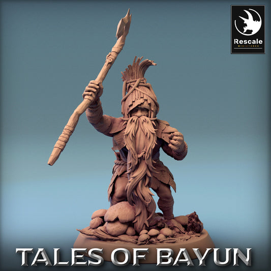 Bayun Druid | Rescale Miniatures | Compatible with D&D/AoS | Fantasy | Tabletop RPG
