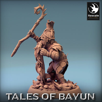 Bayun Druid | Rescale Miniatures | Compatible with D&D/AoS | Fantasy | Tabletop RPG