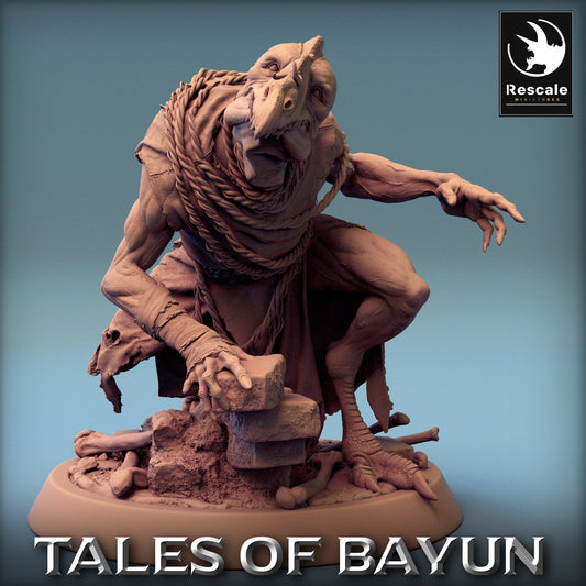 Bayun Kikimora Goule Hunt No Hood | Rescale Miniatures | Compatible with D&D/AoS | Fantasy | Tabletop RPG