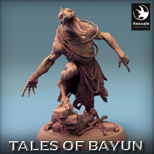 Bayun Kikimora Goule Run No Hood | Rescale Miniatures | Compatible with D&D/AoS | Fantasy | Tabletop RPG