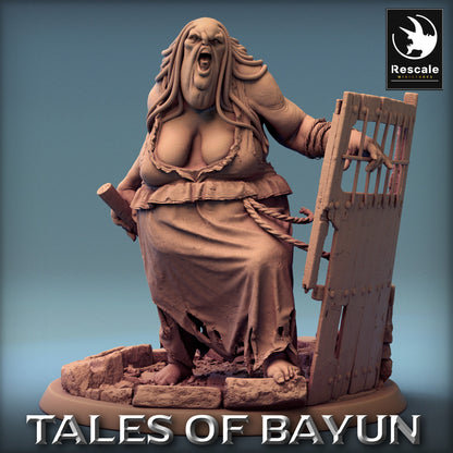 Bayun Kikimora Heavy Door | Rescale Miniatures | Compatible with D&D/AoS | Fantasy | Tabletop RPG