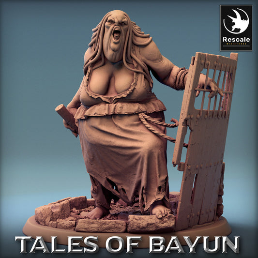 Bayun Kikimora Heavy Door | Rescale Miniatures | Compatible with D&D/AoS | Fantasy | Tabletop RPG