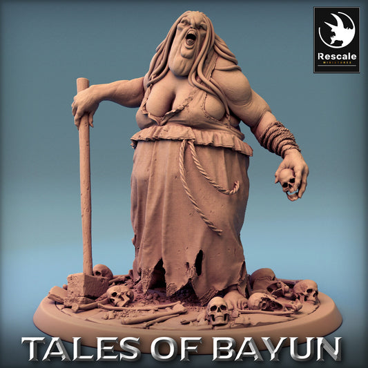 Bayun Kikimora Heavy Idle | Rescale Miniatures | Compatible with D&D/AoS | Fantasy | Tabletop RPG