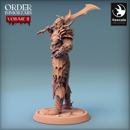 Immortalis Draven Full Armor Guard | Rescale Miniatures | Compatible with D&D/AoS | Fantasy | Tabletop RPG