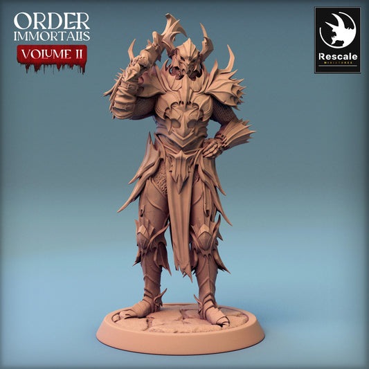 Immortalis Draven Full Armor Guard | Rescale Miniatures | Compatible with D&D/AoS | Fantasy | Tabletop RPG