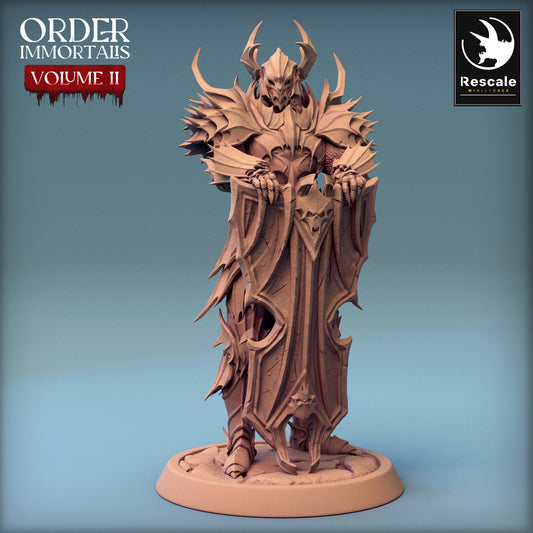Immortalis Draven Full Armor Protector | Rescale Miniatures | Compatible with D&D/AoS | Fantasy | Tabletop RPG