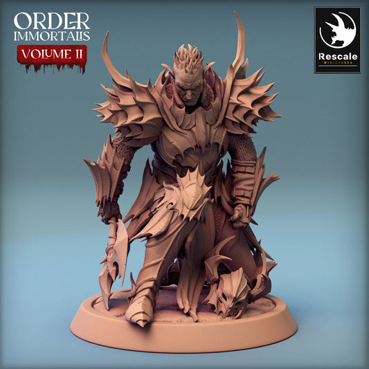 Immortalis Draven Servitor with Axe | Rescale Miniatures | Compatible with D&D/AoS | Fantasy | Tabletop RPG