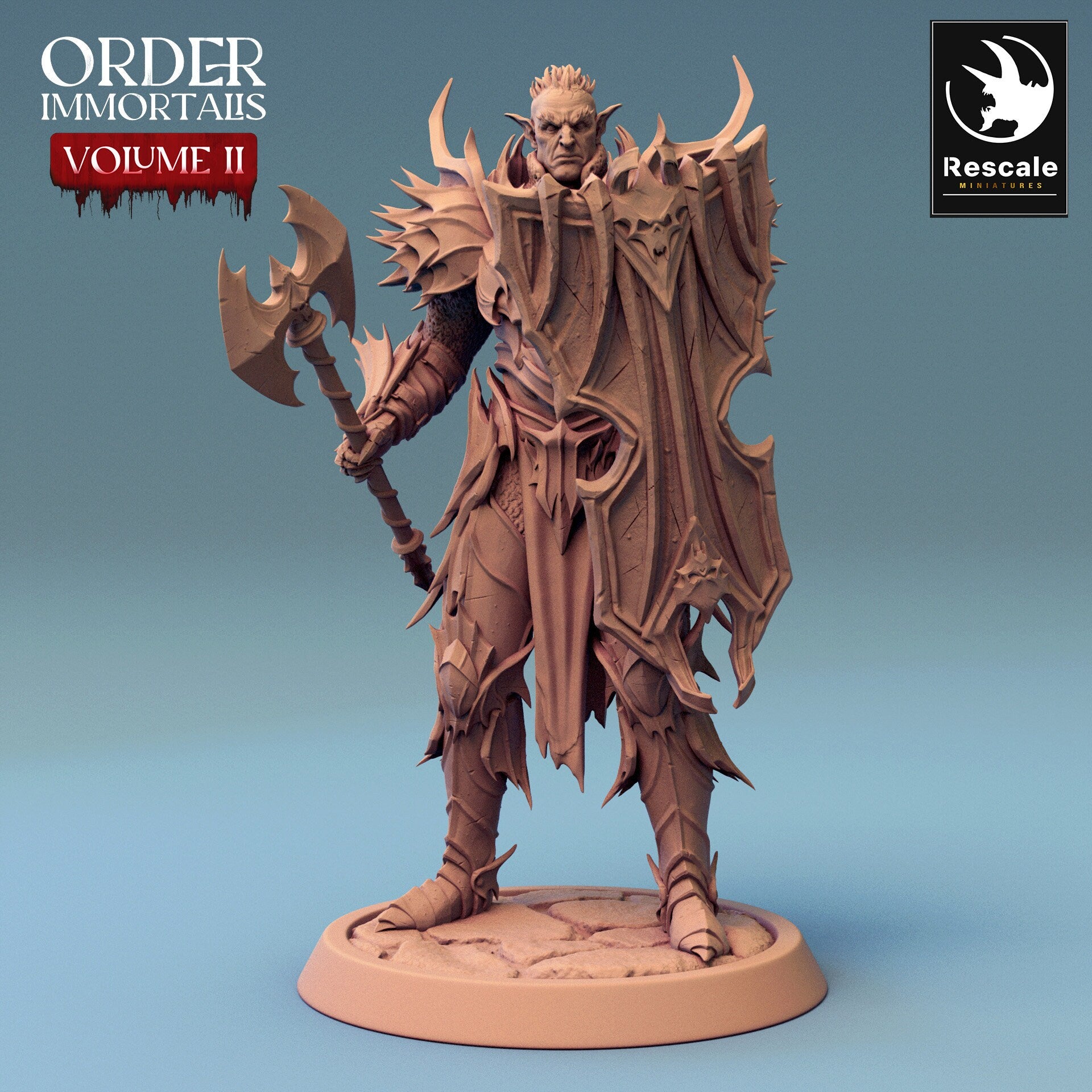 Immortalis Draven Stand | Rescale Miniatures | Compatible with D&D/AoS | Fantasy | Tabletop RPG