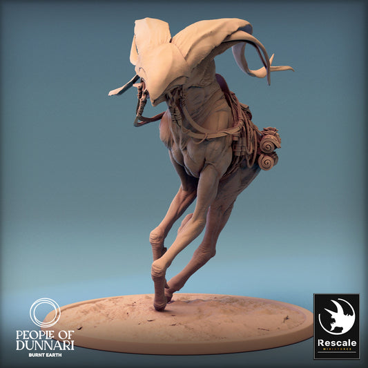 Dunnari Wind Glide Gallop Saddled | Rescale Miniatures | Compatible with D&D/AoS | Fantasy | Tabletop RPG
