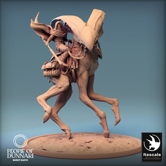Dunnari Wind Glide Panic Caped | Rescale Miniatures | Compatible with D&D/AoS | Fantasy | Tabletop RPG