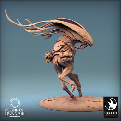 Dunnari Wind Glide Panic Saddled | Rescale Miniatures | Compatible with D&D/AoS | Fantasy | Tabletop RPG