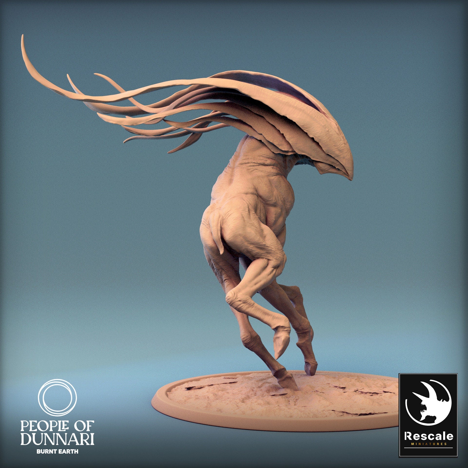 Dunnari Wind Glide Panic Wild | Rescale Miniatures | Compatible with D&D/AoS | Fantasy | Tabletop RPG