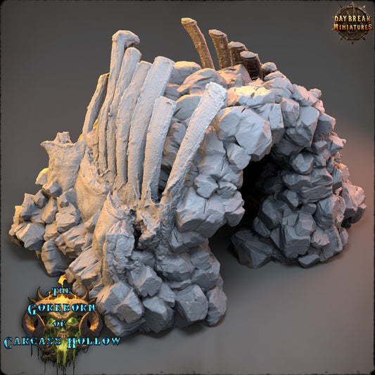 Bone Grotto Scenery | DayBreak Miniatures | Compatible with D&D/AOS | Fantasy | Tabletop