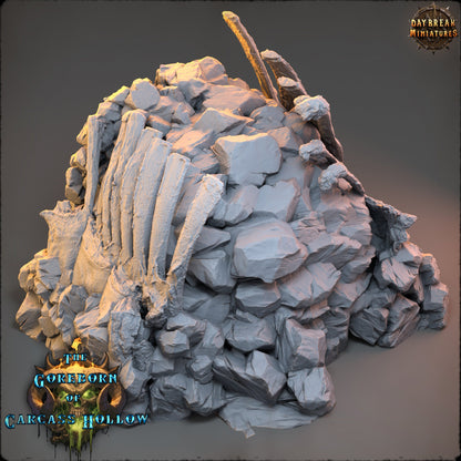 Bone Grotto Scenery | DayBreak Miniatures | Compatible with D&D/AOS | Fantasy | Tabletop