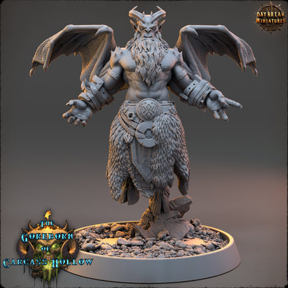 Goreborn Summoner Vexar Jorath | DayBreak Miniatures | Compatible with D&D/AOS | Fantasy | Tabletop