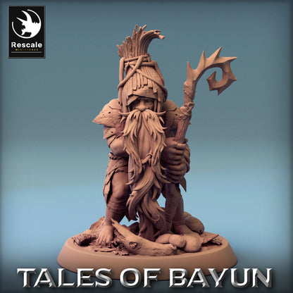 Bayun Druid Stand | Rescale Miniatures | Compatible with D&D/AoS | Fantasy | Tabletop RPG