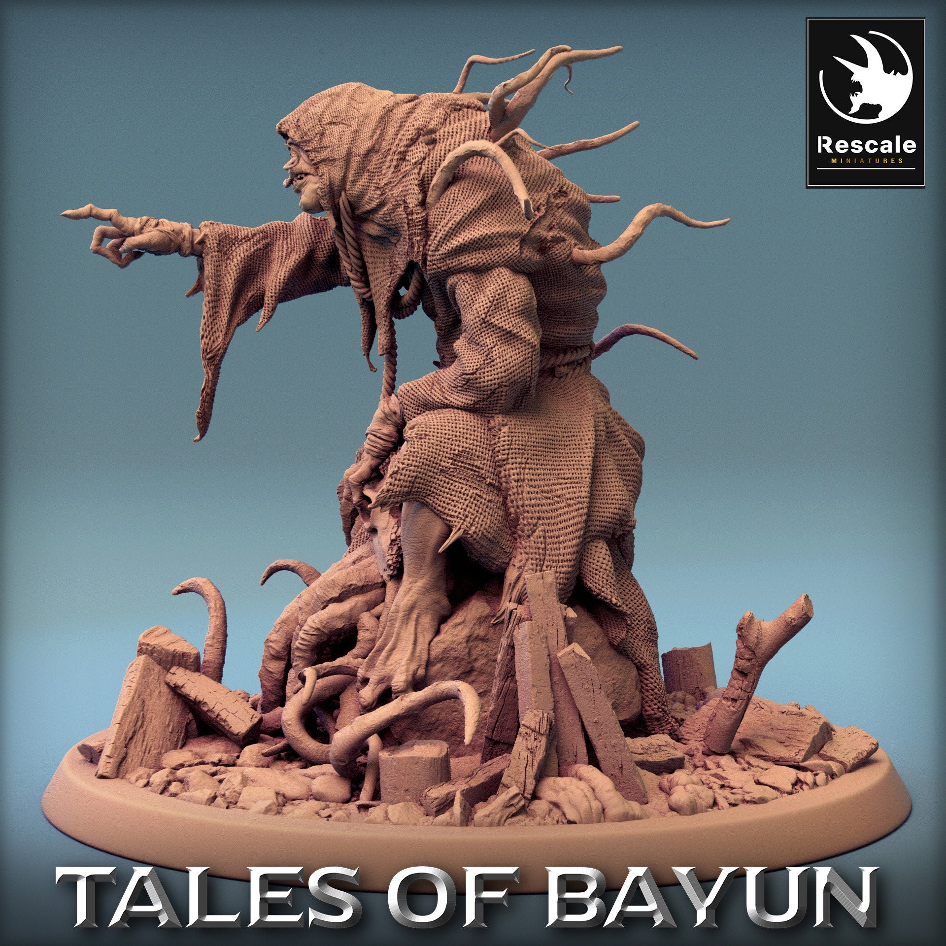 Bayun Liho Point | Rescale Miniatures | Compatible with D&D/AoS | Fantasy | Tabletop RPG