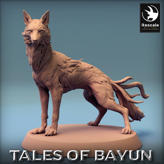 Bayun Wolf | Rescale Miniatures | Compatible with D&D/AoS | Fantasy | Tabletop RPG