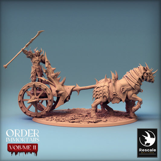 Immortalis Chariot Walk | Rescale Miniatures | Compatible with D&D/AoS | Fantasy | Tabletop RPG