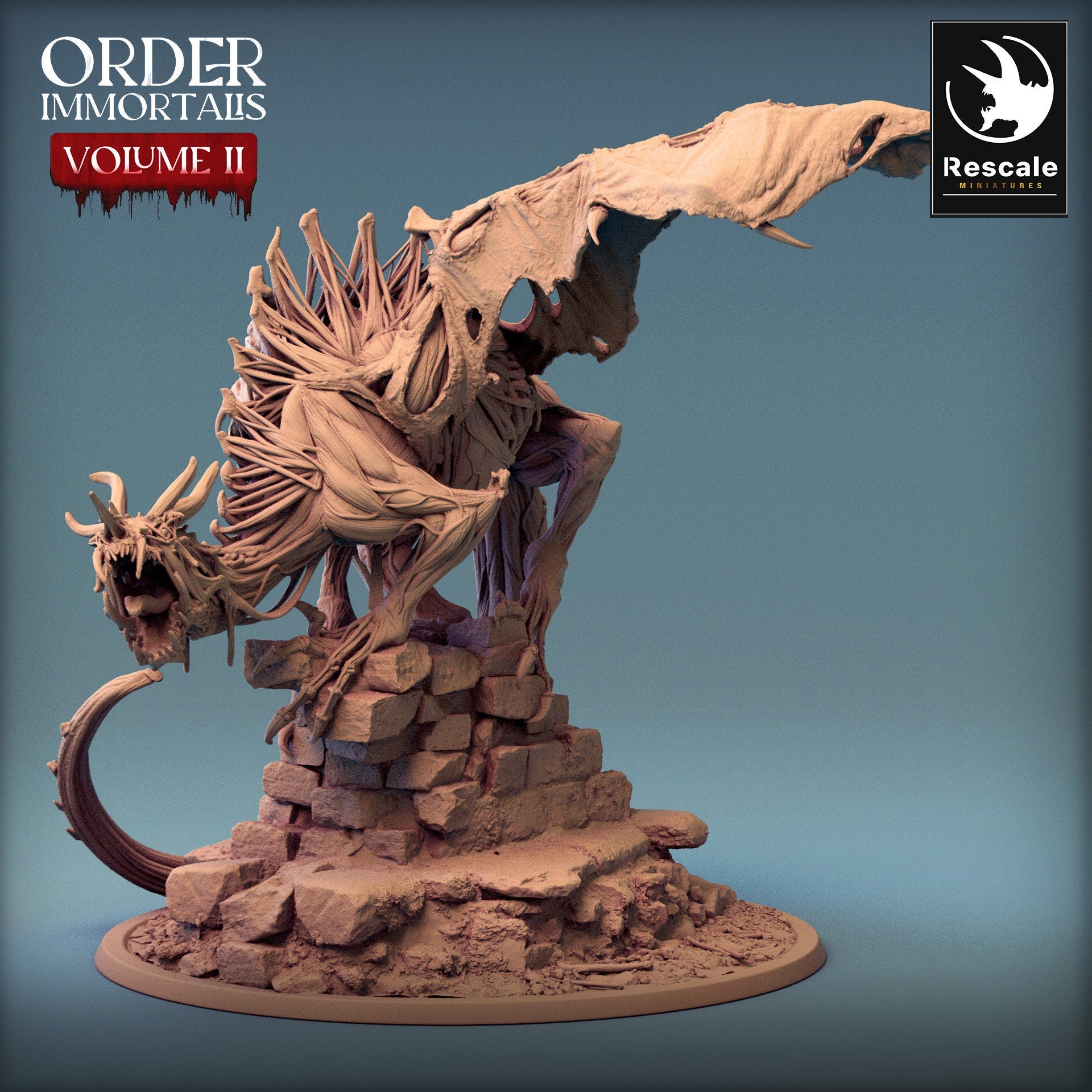 Immortalis Drake Guard | Rescale Miniatures | Compatible with D&D/AoS | Fantasy | Tabletop RPG