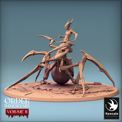 Immortalis Vampire Queen in Spider Form | Rescale Miniatures | Compatible with D&D/AoS | Fantasy | Tabletop RPG