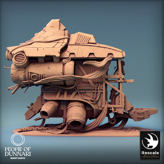Dunnari Caravan Trailer | Rescale Miniatures | Compatible with D&D/AoS | Fantasy | Tabletop RPG