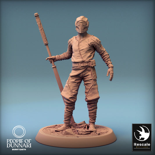 Dunnari Sandweaver Chief | Rescale Miniatures | Compatible with D&D/AoS | Fantasy | Tabletop RPG