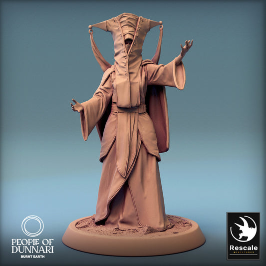 Dunnari AminaSahar Priest Ode | Rescale Miniatures | Compatible with D&D/AoS | Fantasy | Tabletop RPG