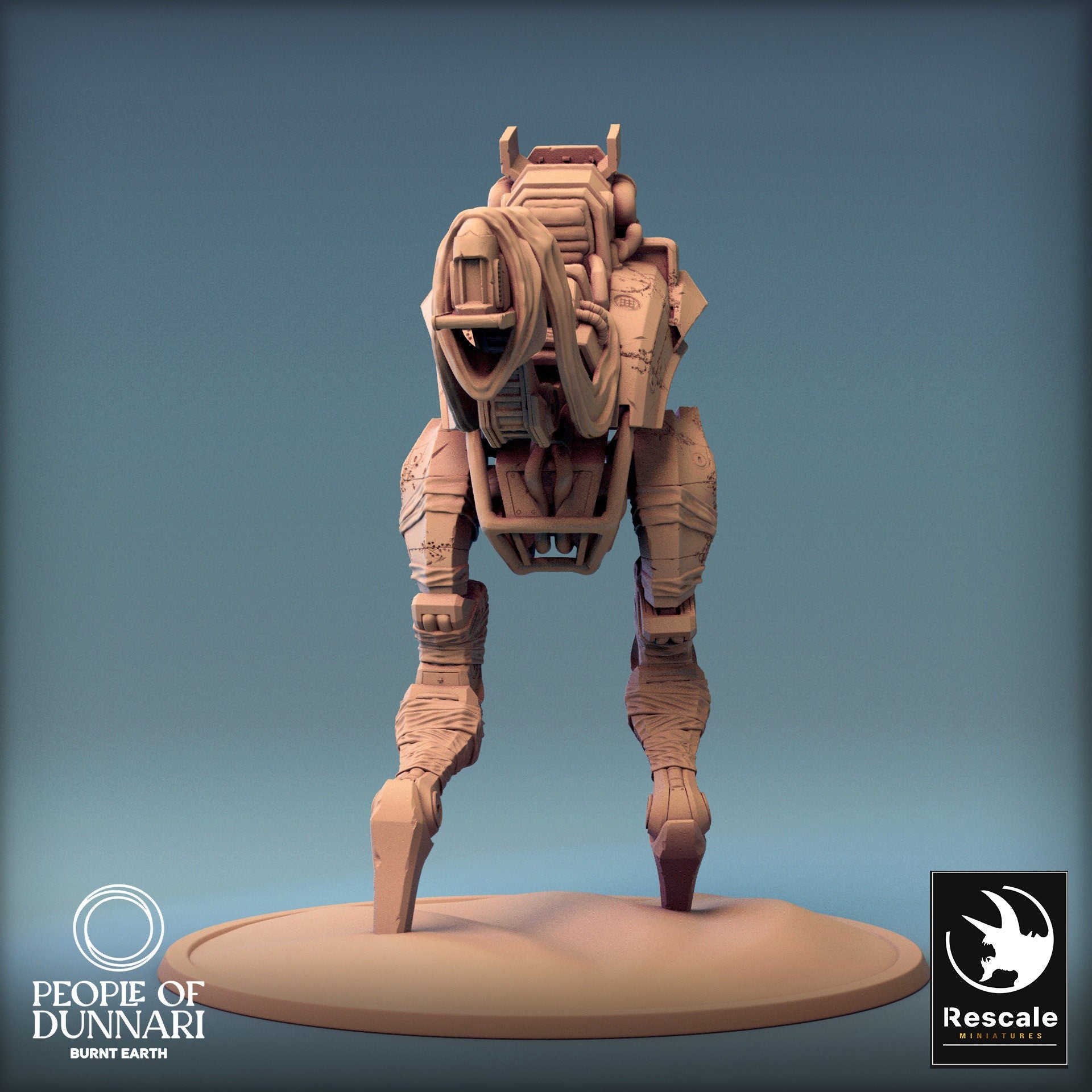 Dunnari Medoka Prep Open Saddle | Rescale Miniatures | Compatible with D&D/AoS | Fantasy | Tabletop RPG