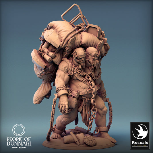 Dunnari Sand Ettin Walk | Rescale Miniatures | Compatible with D&D/AoS | Fantasy | Tabletop RPG