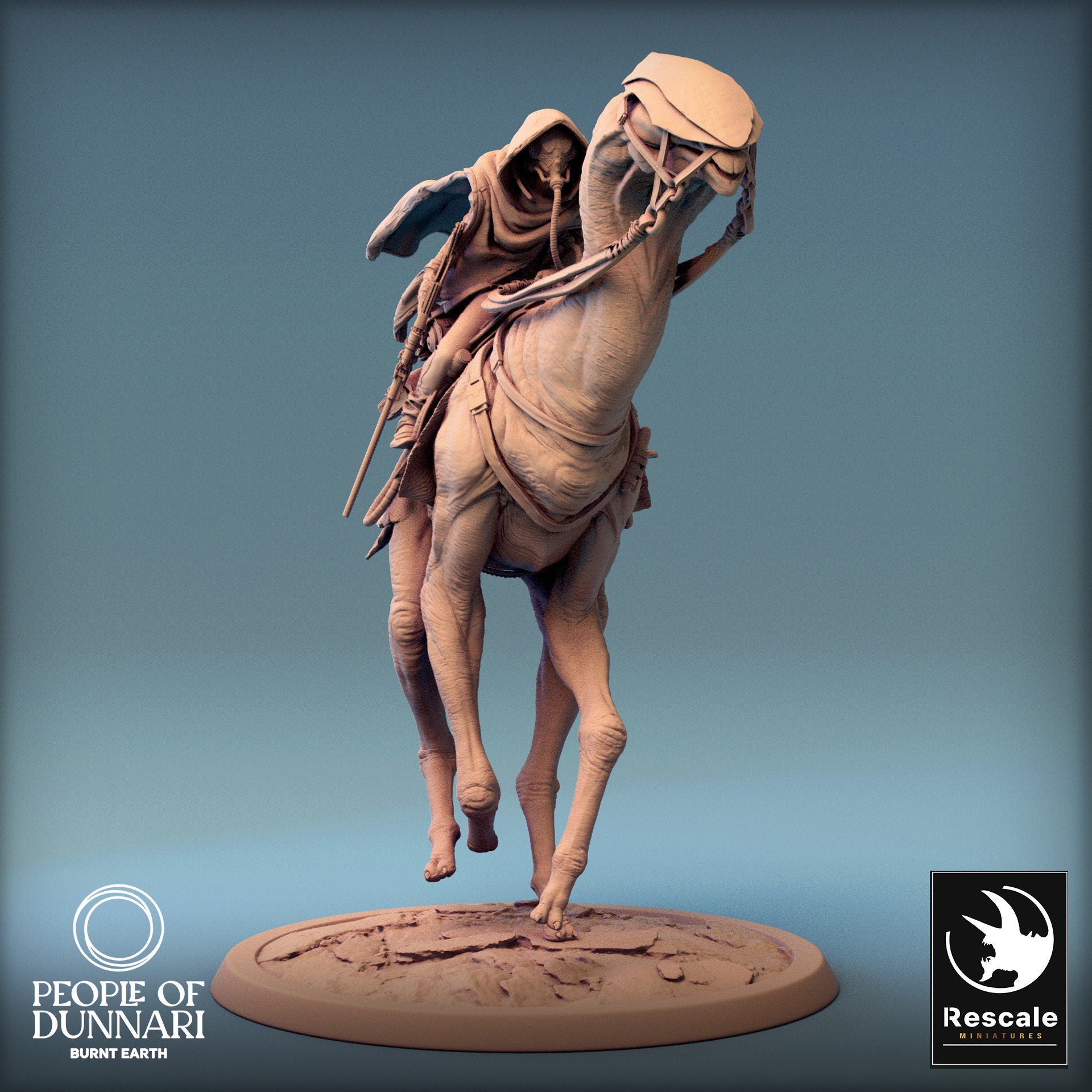 Dunnari Sand Stepper Gallop | Rescale Miniatures | Compatible with D&D/AoS | Fantasy | Tabletop RPG