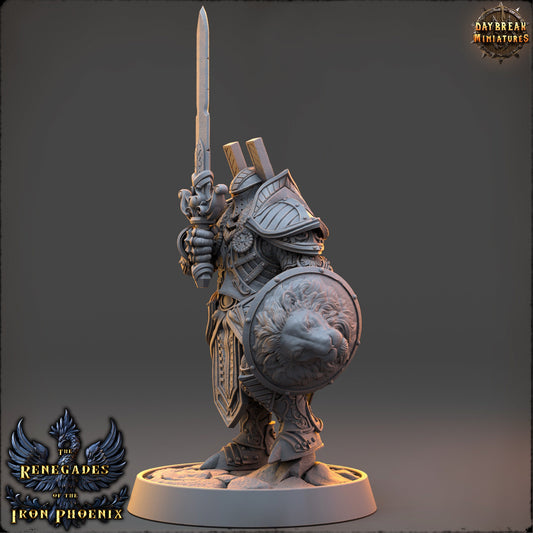 Paladin Knight Armand | DayBreak Miniatures | Compatible with D&D/AOS | Fantasy | Tabletop