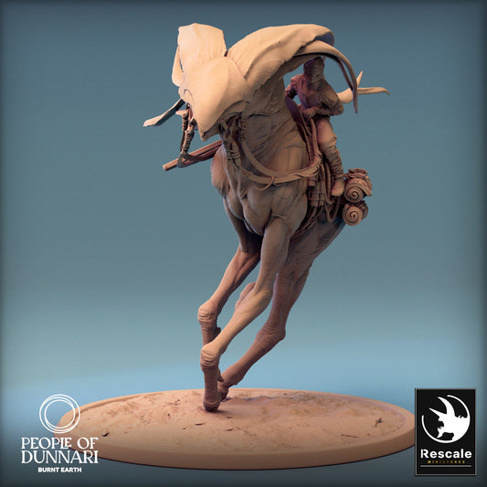 Dunnari Wind Glide Gallop No Cape | Rescale Miniatures | Compatible with D&D/AoS | Fantasy | Tabletop RPG
