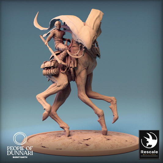 Dunnari Wind Glide Panic No Cape | Rescale Miniatures | Compatible with D&D/AoS | Fantasy | Tabletop RPG
