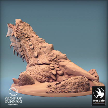 Dunnari Sand Wyvern Jump | Rescale Miniatures | Compatible with D&D/AoS | Fantasy | Tabletop RPG