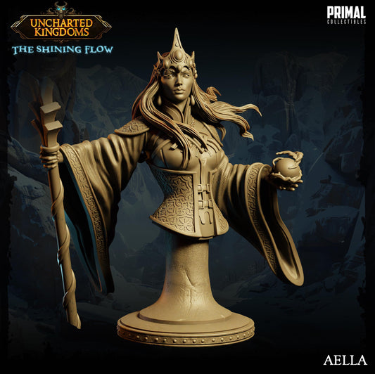 Mage Queen Aella Bust | Primal Collectibles | Compatible with D&D/AoS | Fantasy