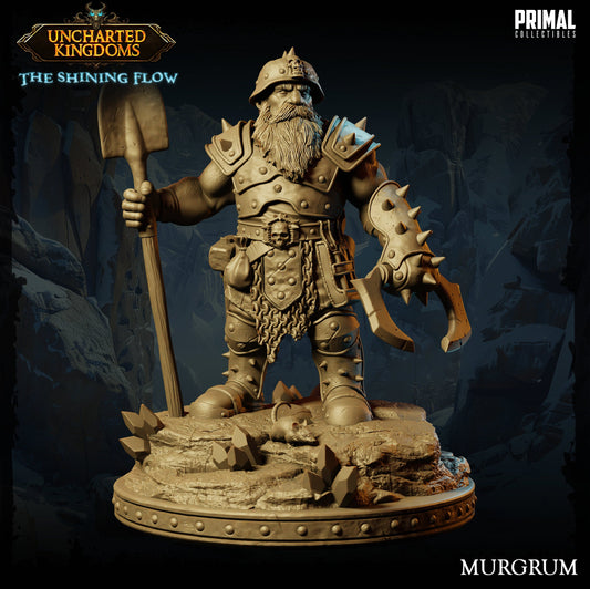 Dwarf Miner Murgrum | Primal Collectibles | Compatible with D&D/AoS | Fantasy