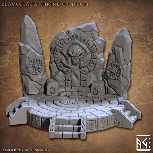 Blackcrags Shrine of Duum Terrain | Artisan Guild Miniatures | Compatible with D&D/AoS | Fantasy | Tabletop RPG