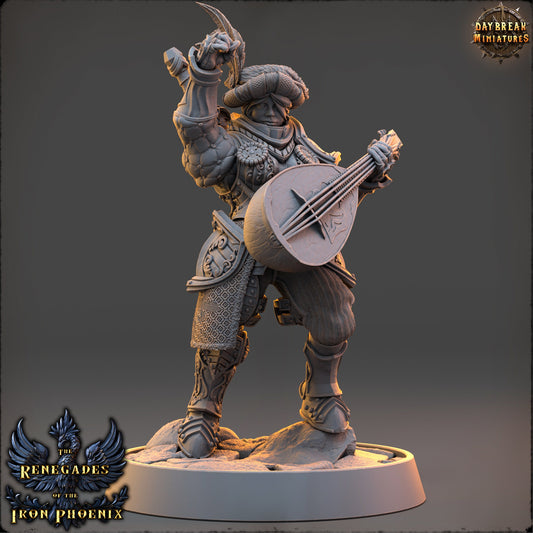 Female Bard Heloise | DayBreak Miniatures | Compatible with D&D/AOS | Fantasy | Tabletop