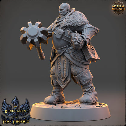 Paladin Knight Roland | DayBreak Miniatures | Compatible with D&D/AOS | Fantasy | Tabletop