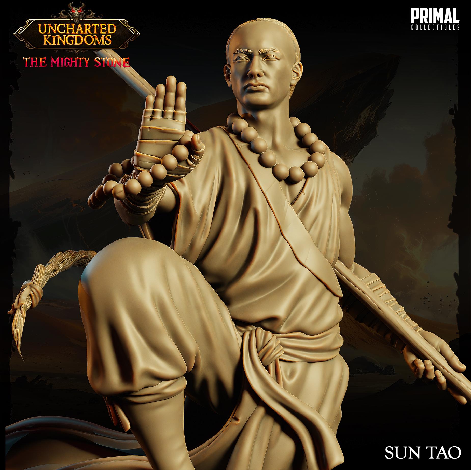 Monk Sun Tao | Primal Collectibles | Compatible with D&D/AoS | Fantasy