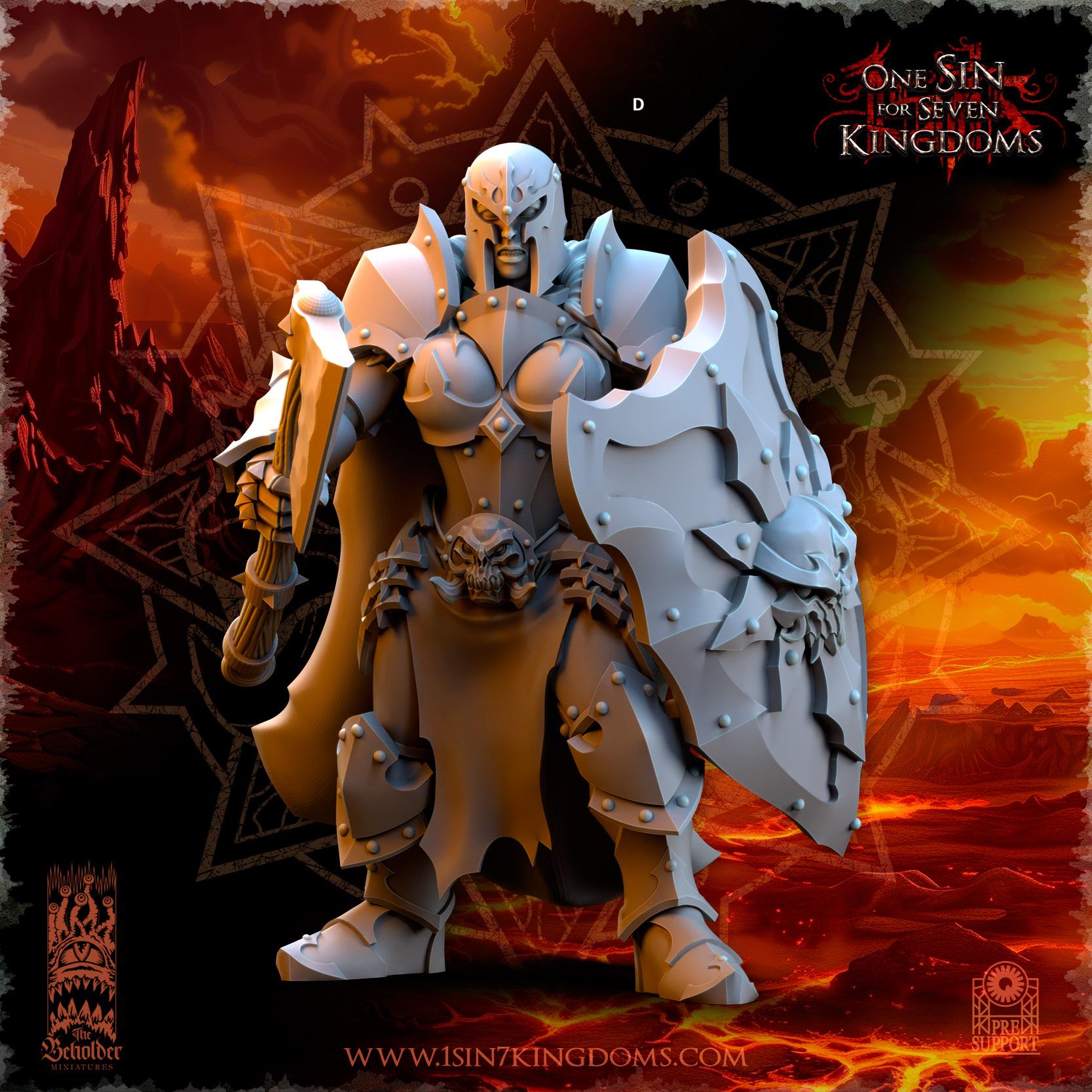 Realms of Mayhem Female Maidens Warband Set | The Beholder Miniatures | Compatible with D&D/AoS | Fantasy | Tabletop RPG