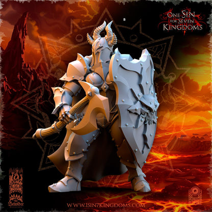 Realms of Mayhem Female Maidens | The Beholder Miniatures | Compatible with D&D/AoS | Fantasy | Tabletop RPG