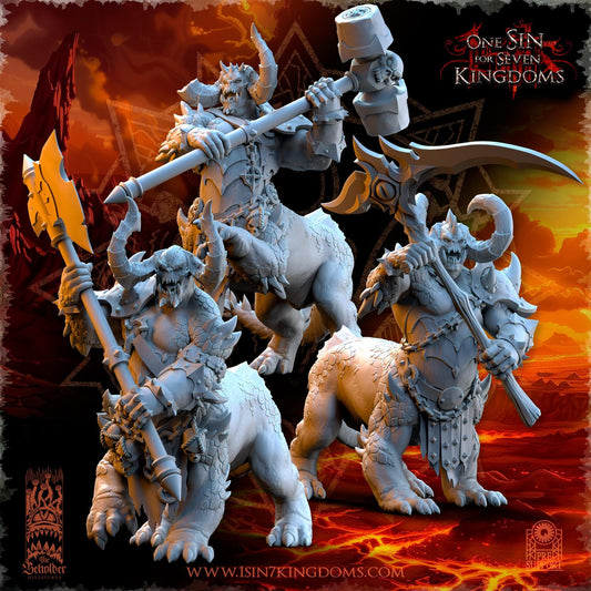 Realms of Mayhem Dragonard Two Handed Weapon | The Beholder Miniatures | Compatible with D&D/AoS | Fantasy | Tabletop RPG