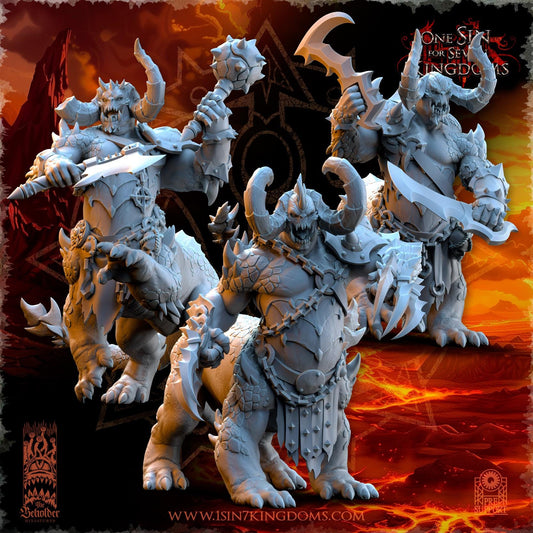 Realms of Mayhem Dragonard Dual Hand Weapons | The Beholder Miniatures | Compatible with D&D/AoS | Fantasy | Tabletop RPG