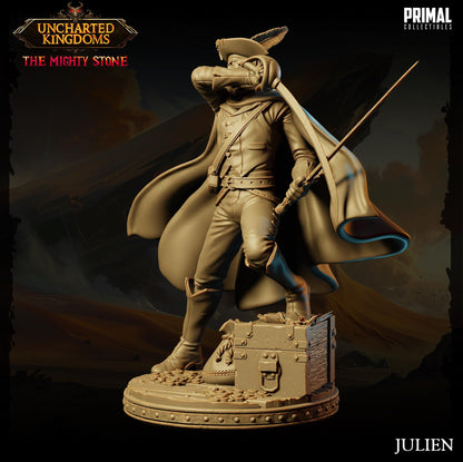 Elf Mercenary Julien | Primal Collectibles | Compatible with D&D/AoS | Fantasy